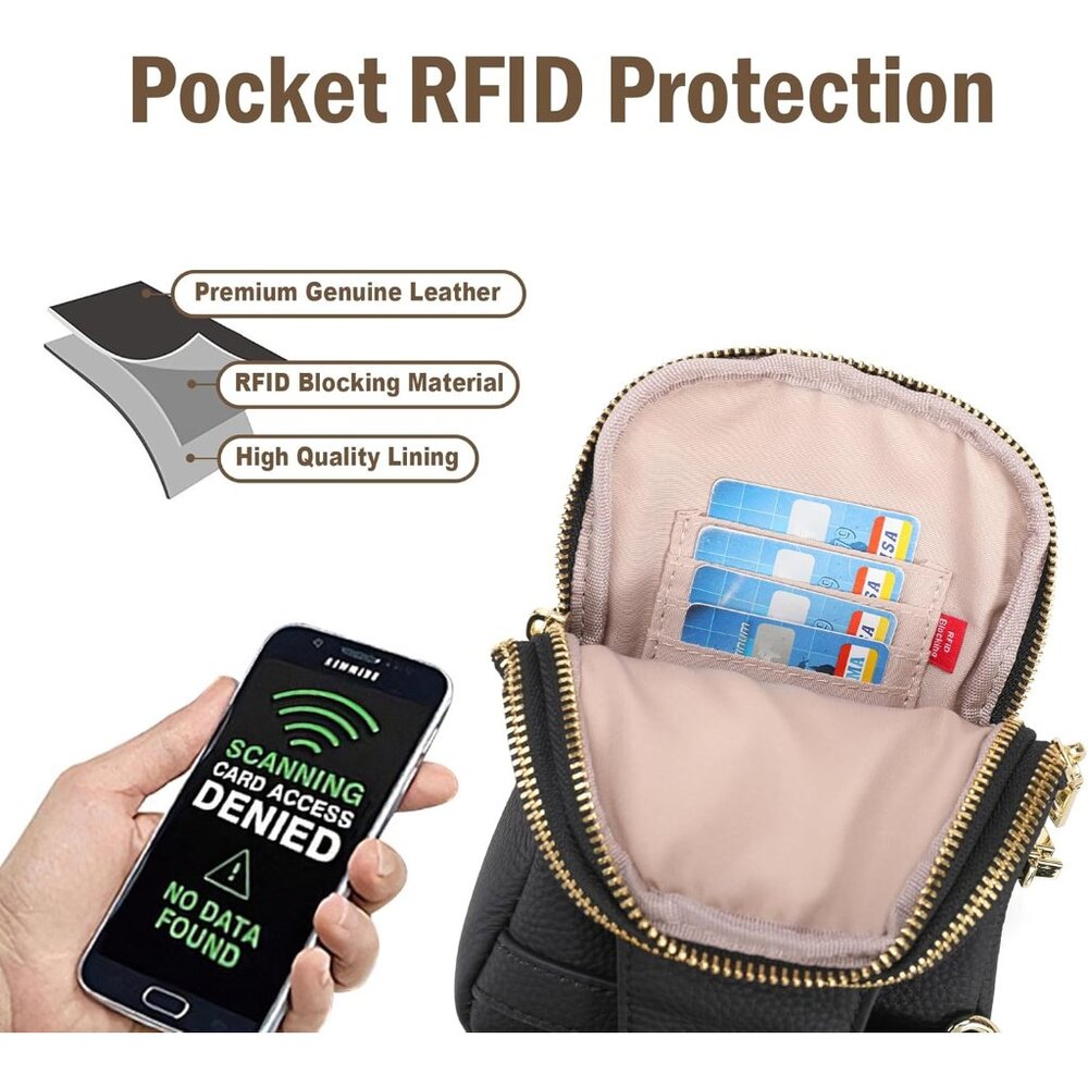 Versatile Adjustable Strap Leather Sling Bag For … - image 4